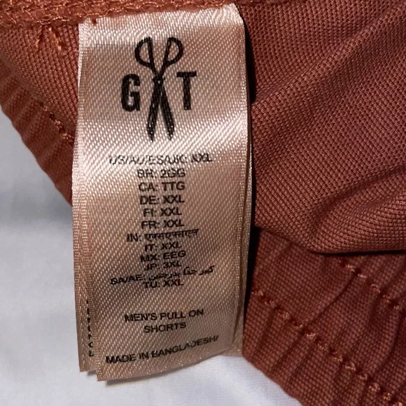 GoodThreads Slim Fit Pull On Canvas Shorts XXL Clay Color - Picture 8 of 11